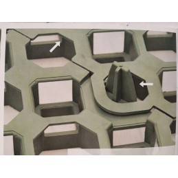 Sodo apvadas 4,5 cm x 80 cm juodas