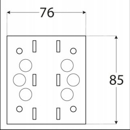 DEKORATYVUS Plokščia jungtis