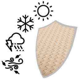 Balkono užvalkalo kilimėlis, Pjaustomas IKI DYDŽIO, KREMINIS