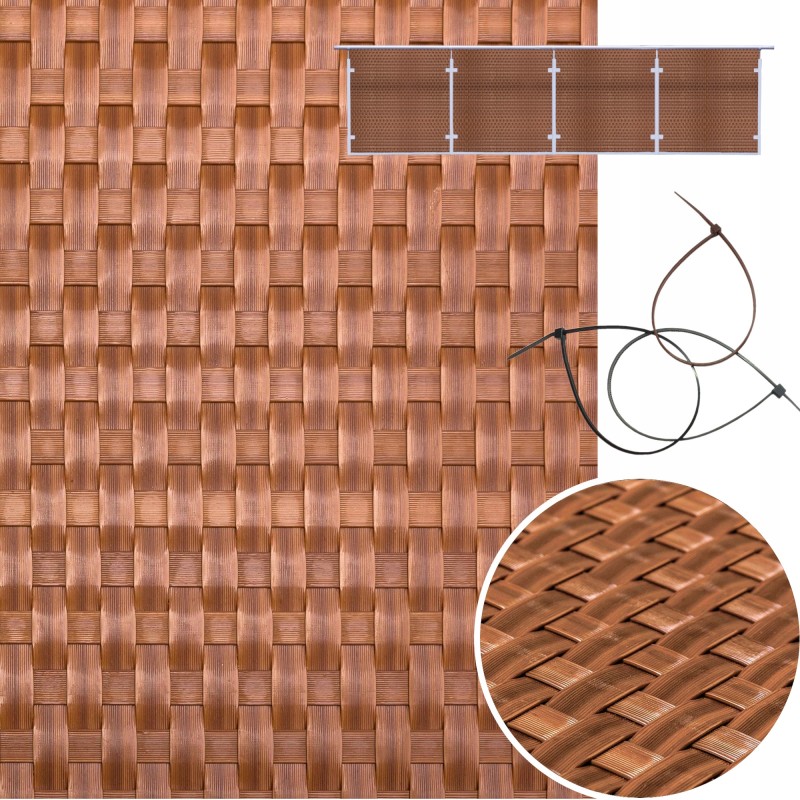 Balkono užvalkalo kilimėlis, PAPJOPTAS IKI MEDAUS DYDŽIO