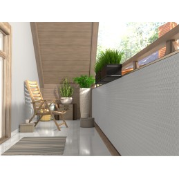 Balkono užvalkalo kilimėlis, IŠkirptas IKI DYDŽIO, ŠVIESI PILKA