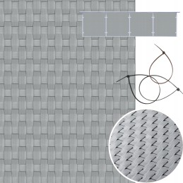 Balkono užvalkalo kilimėlis, IŠkirptas IKI DYDŽIO, ŠVIESI PILKA