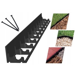 PLASTIKAS KRAŠTAS 58 MM JUODAS 1M + 3 INKRAI