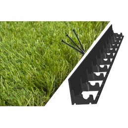 PLASTIKAS KRAŠTAS 58 MM JUODAS 1M + 3 INKRAI