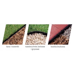 PLASTIKAS KRAŠTAS 58 MM JUODAS 1M + 3 INKRAI