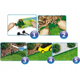 VEJOS KRAŠTAS 1 vnt - 60 cm GREEN lankstus