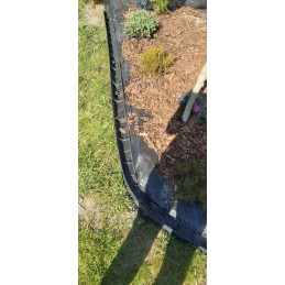 Plastikiniai sodo vejos apvadai Kraštelis 58mm 1m + 5 inkarai