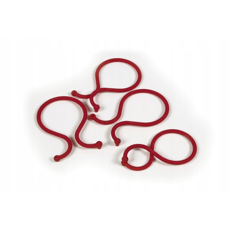 Pomidorų spaustukai, 25 vnt, raudoni