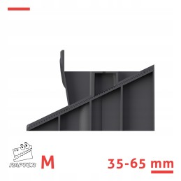 Regulējams ķīļveida kronšteins RPTOR M - 35-65 mm - sijām