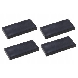 Protective insulating rubber pads spacer joists boards 80x40x8mm 4pcs