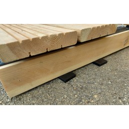 Kaitsevad kummist isolatsioonipadjad, vahetükid, laudtalad, 80x40x8mm, 4 tk