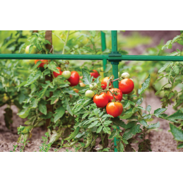 Kampinė jungtis sodo stulpams 1,6 cm 10 vnt