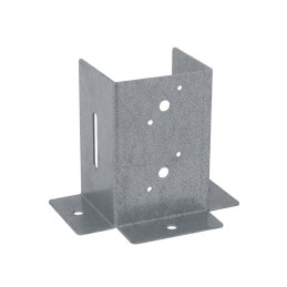 Post base screwed to concrete - open - PSP DX