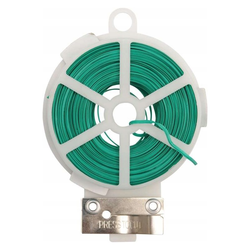 Coated garden wire with cutter - 30 m