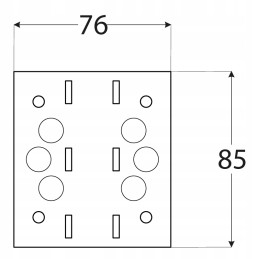 Dekoratyvinė jungtis plokščioms jungtims SDLPA 1