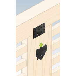 Dekoratyvinė jungtis plokščioms jungtims SDLPA 1