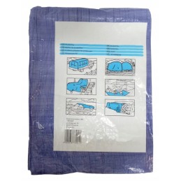 MĖLYNAS tentas 53g/m2 2m x 3m