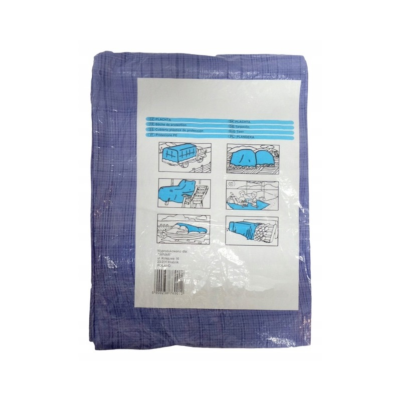 MĖLYNAS tentas 53g/m2 2m x 3m