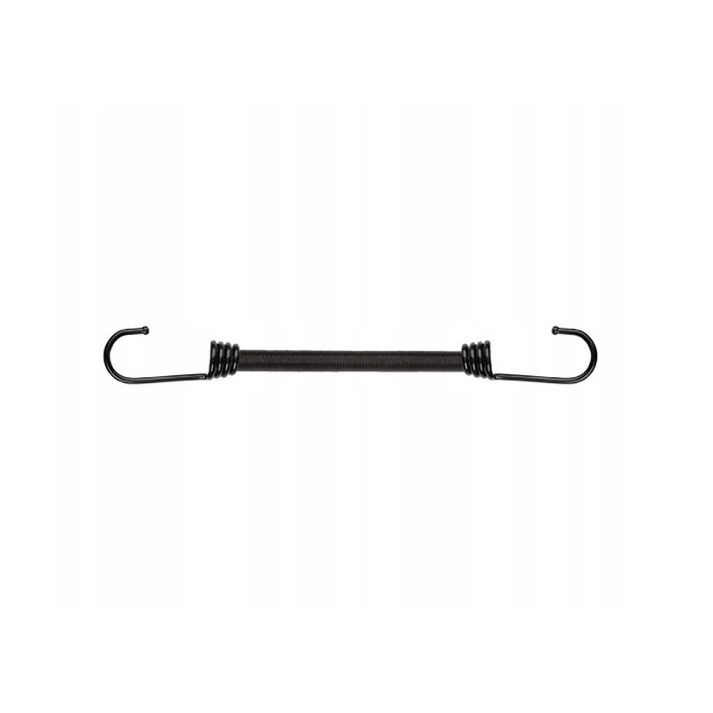Elastic rubber with metal hook.