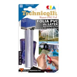 PVC folija remontiniams lopams 8,4 x 50 cm 0,18 mm