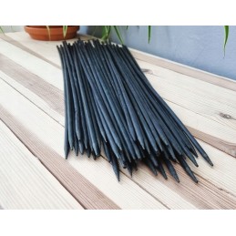 BAMBOO PIN 50cm BLACK-GREEN - pagaliuko atrama orchidėjai