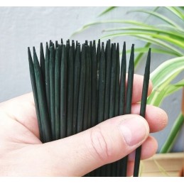BAMBOO PIN 30cm DARK GREEN - stulpo atrama orchidėjai