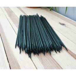 BAMBUKINIAI SMEGTAI 30cm DARK GREEN 10 vnt. - stulpai ir orchidėjų kuolai