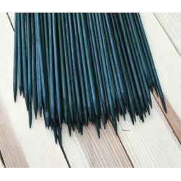 BAMBUKINIAI SMEGTAI 30cm DARK GREEN 10 vnt. - stulpai ir orchidėjų kuolai