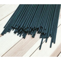 BAMBUKINIAI SMEGTAI 30cm DARK GREEN 10 vnt. - stulpai ir orchidėjų kuolai