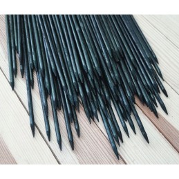 BAMBUKINIAI SMEGTAI 40cm DARK GREEN 10 vnt. - stulpai ir orchidėjų kuolai