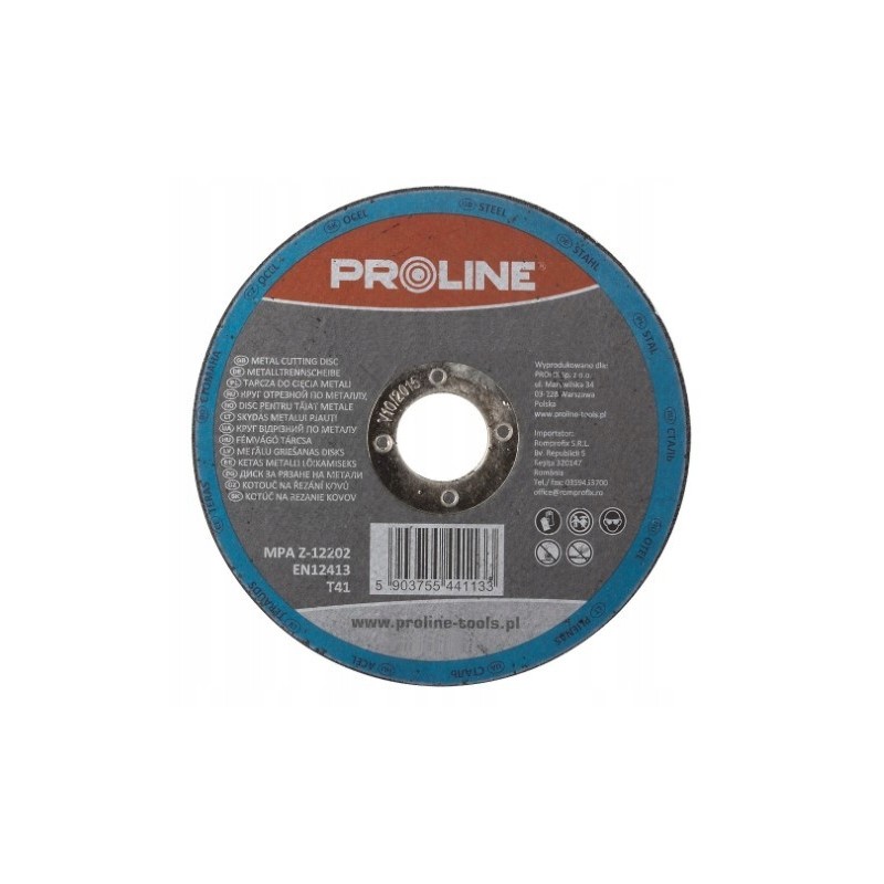 METALO PJOVIMO DISKAI 115x2,5x22 A30S T41 PROLINE