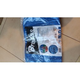 Brezentas sustiprintas su kilpomis Mėlyna 1,5 x 2 m 60g / m2