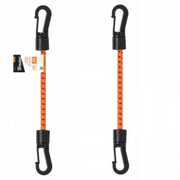 LANKSTI GUMA SU DVIPUŠIU PVC KABLIU BAUTUTUI PAlapinei Tvirtinti, JUODAS