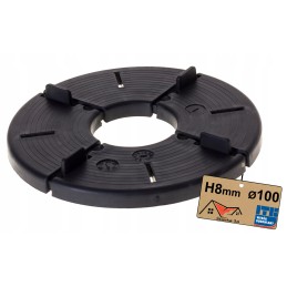Fikseeritud kummist alus H 8mm