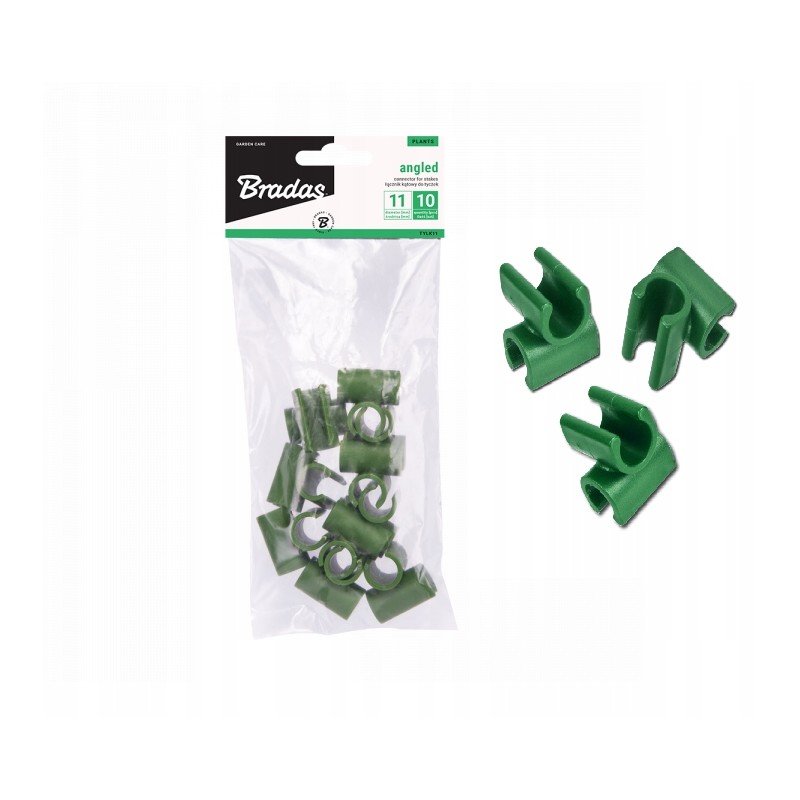 Angle connectors for garden poles 8mm - 10pcs