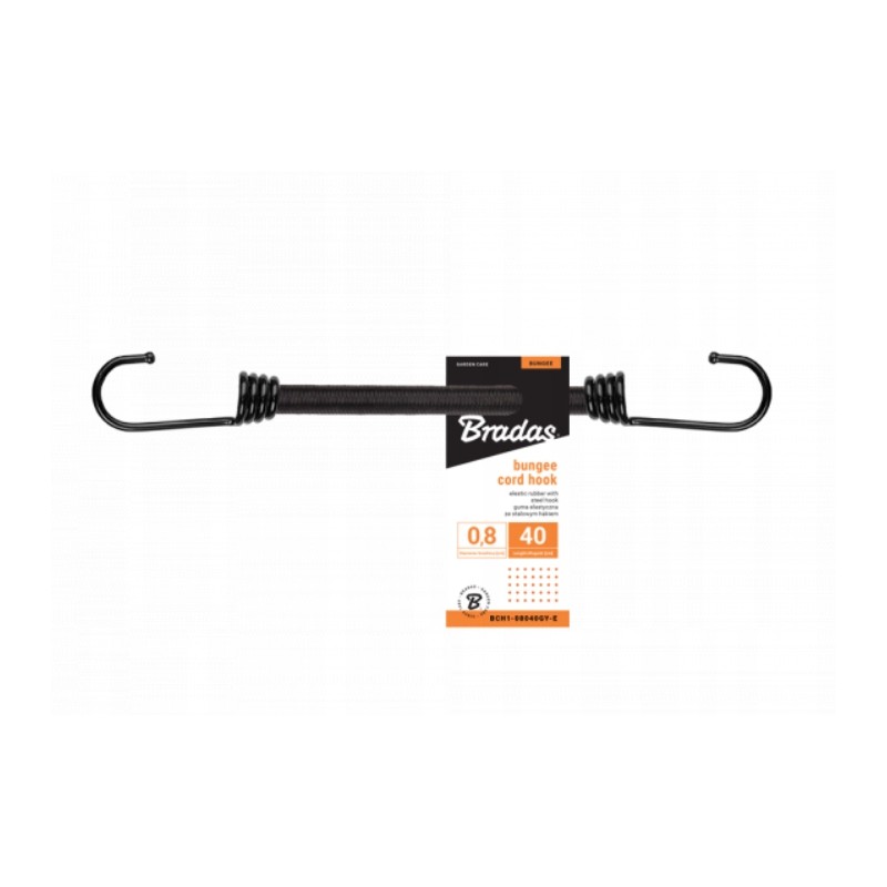 Elastic rubber with metal hook BUNGEE CORD HOOK 120cm