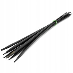 BAMBUKO SEGELĖS 50cm JUODAI-ŽALIAI 10 vnt. - stulpai ir orchidėjų kuolai