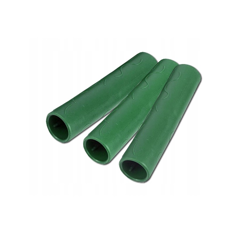 Tiesi jungtis stulpams 11mm 10 vnt. žalias