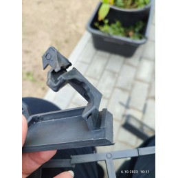 VEJOS KRAŠTAS 4,5 cm SODO apvadas PALISADA eco BORDER plastikinis 1 m