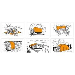 Apvalios ąselės fi12 brezentui, baneriai (10 vnt.)