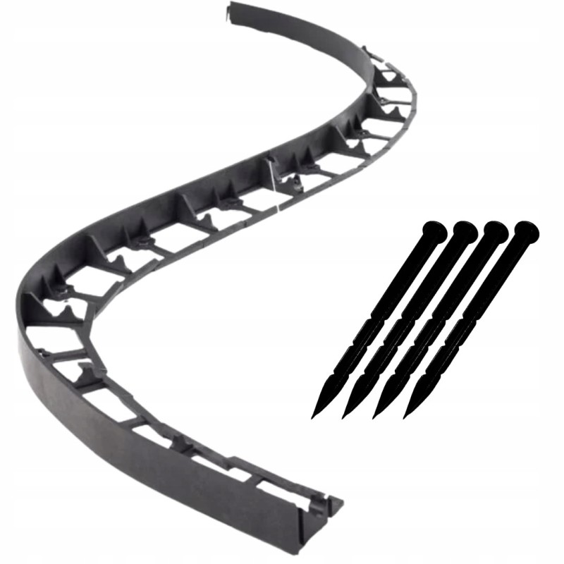 Plastikinis vejos apvadas, vientisas 5,8 cm