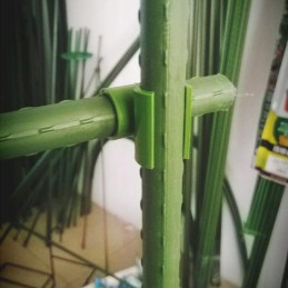 90° jungčių laikikliai sodo stulpams, 6 vnt