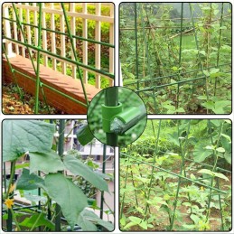 90° jungčių laikikliai sodo stulpams, 6 vnt