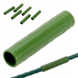 Tiesi jungtis sodo stulpams 11mm, 6 vnt. rinkinys