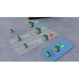 Regulējams terases atbalsts 30-65 mm