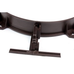 1 vnt. Plastikinis apvadas 45 mm, rudas