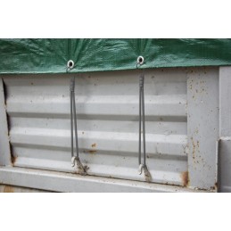 ELASTINGA GUMA SU METALINIU KABLIU Tvirtinimui