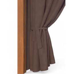 a scarf to tie a garden curtain