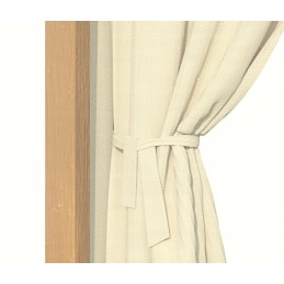 a scarf to tie a garden curtain