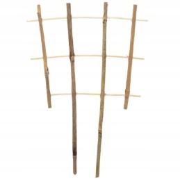 Keturvietės bambukinės kopėčios, atrama 35cm